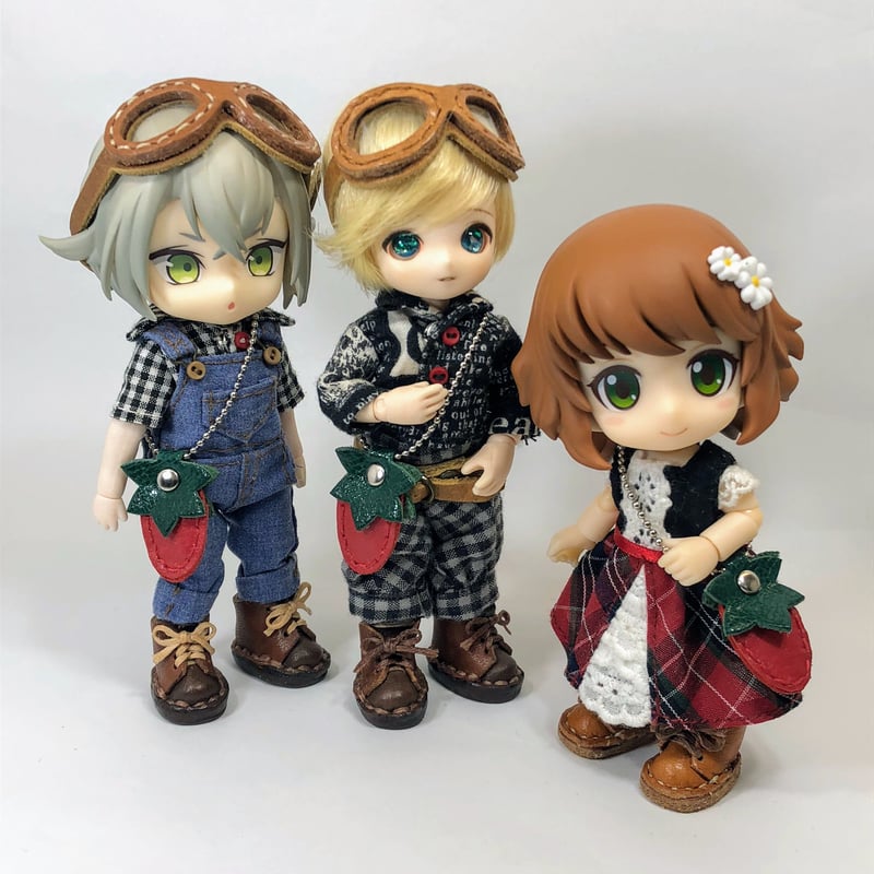 革イチゴのポシェット ⭐︎ドールバッグ 鞄 カバン | くまきちす