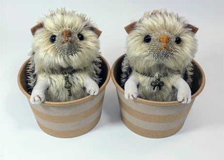 モヘアのハリネズミ#133(現品)