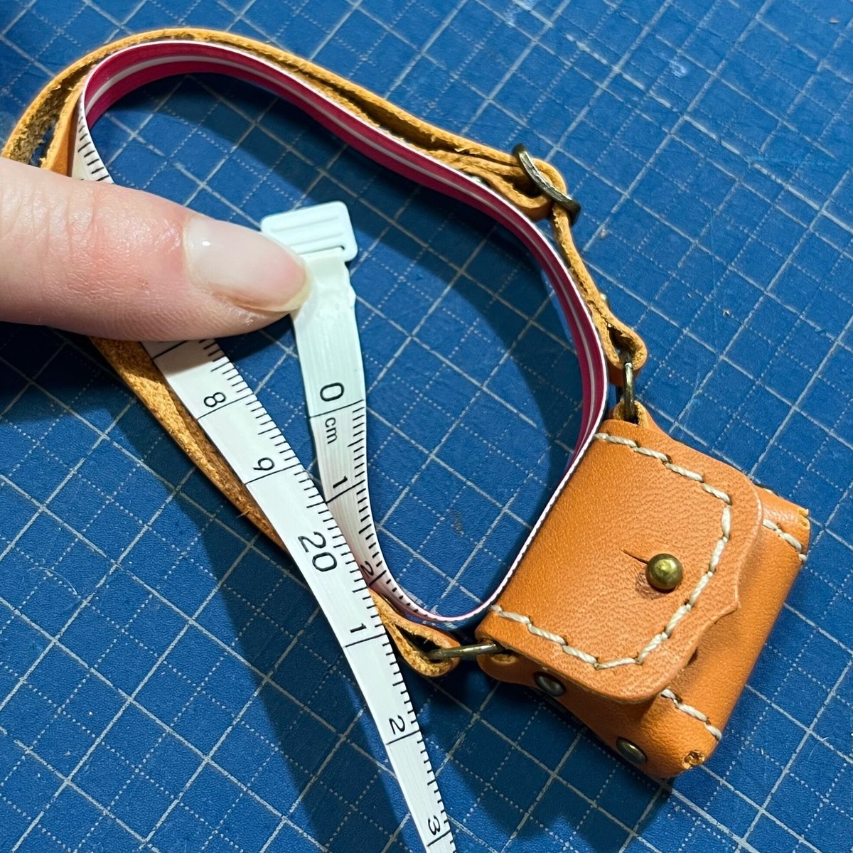 ハンドメイド　レザー　ドール用　バック ハンドメイド レザー ドール用 バック