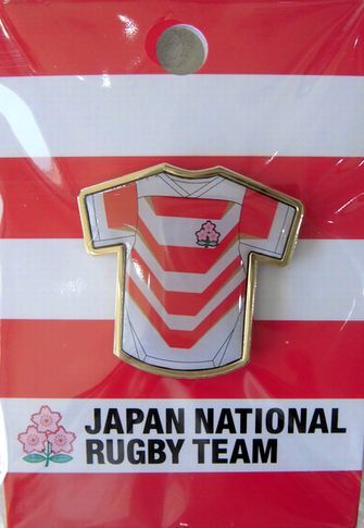 ラグビー 日本代表 ジャージ型ピンバッジ（1st） | スポーツショップ