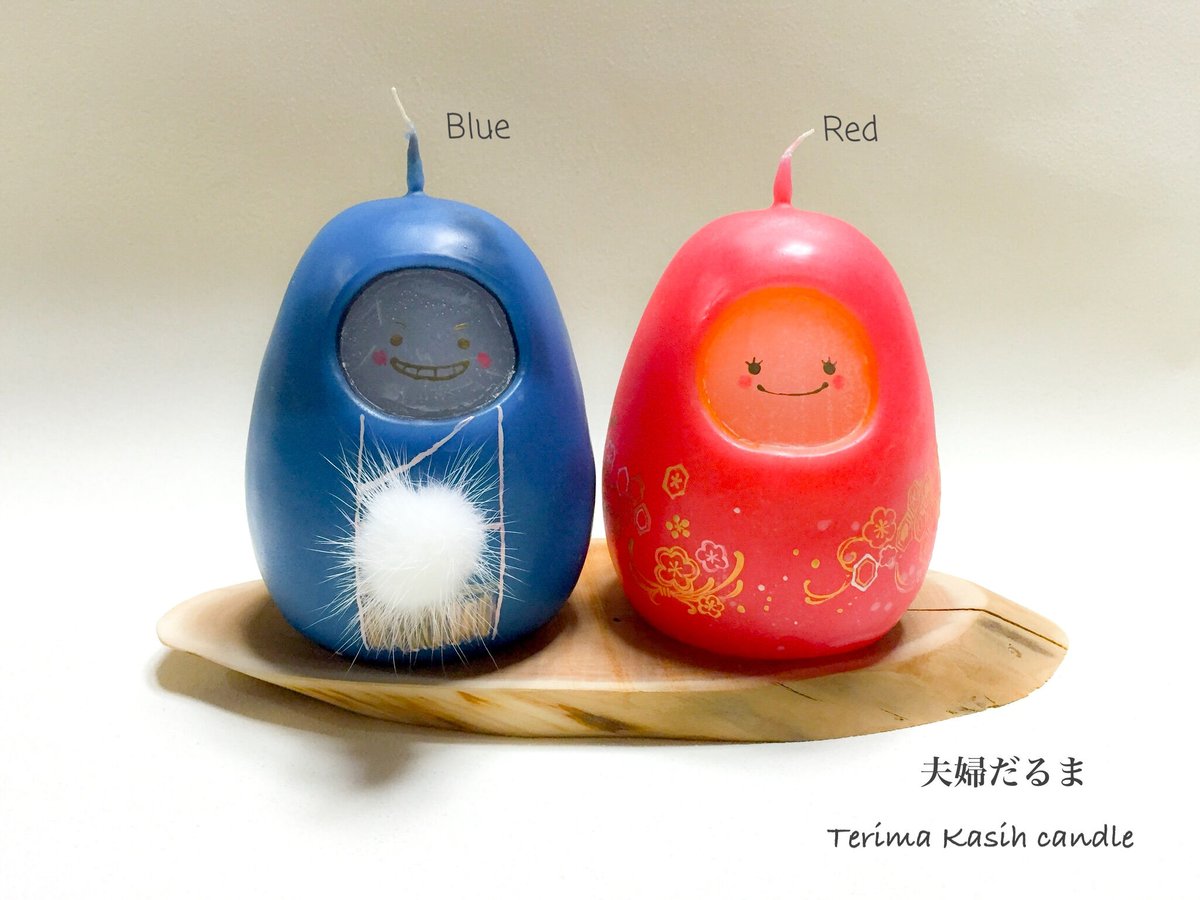 夫婦だるま | TKcandle's STORE