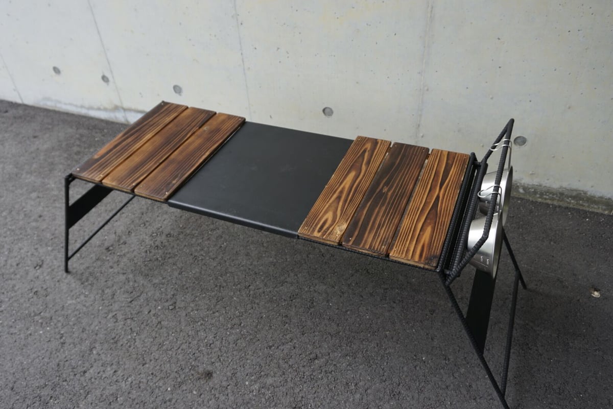 フラットバーナーアイアンテーブル | WILD OUTDOOR