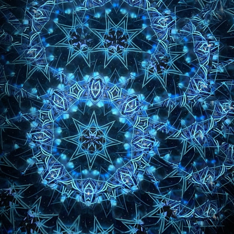 万華鏡　カラースピリット　ブルー 飛翔 Blue | 万華鏡Shop [K-glass/kaleidosc