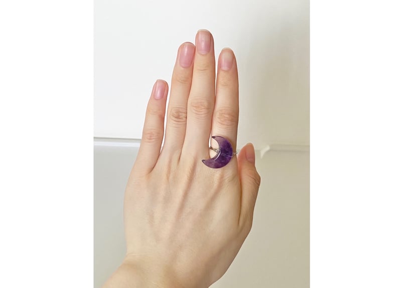 AURA jewelry月ピアス(片耳用) feat.akiki moon（STORES ピアス