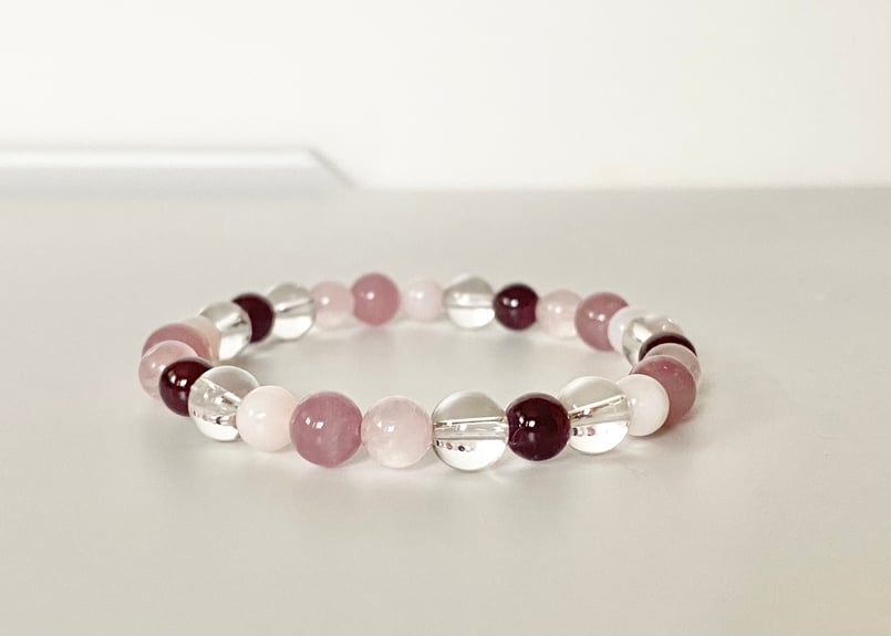 karima様♡ローズクォーツ   ブレスレット karima様♡ローズクォーツ ブレスレット