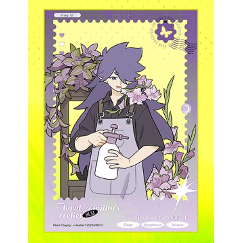 羅小黒戦記 花の妖精の店 アクリルクリアカード 1枚（ランダム） | 福猫屋