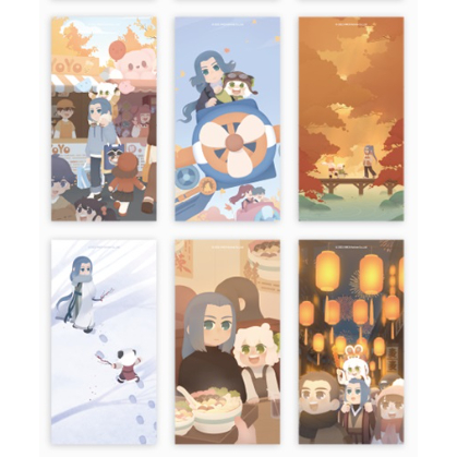 羅小黒戦記 2021年二十四節気ポストカード | 福猫屋