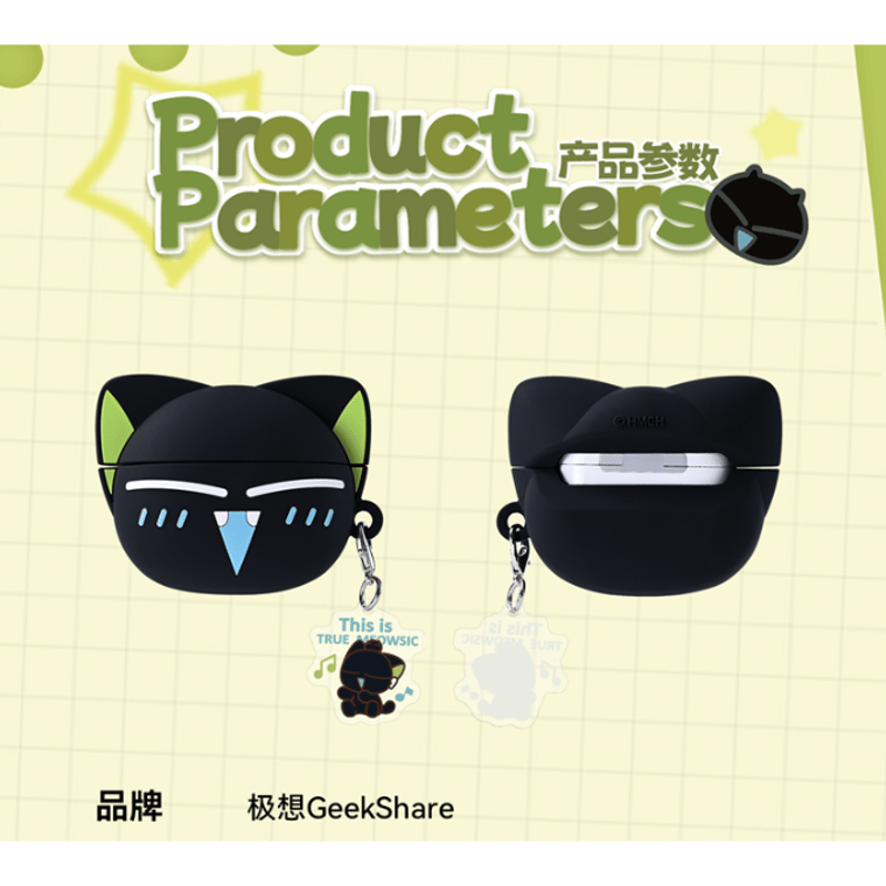 羅小黒戦記＊极想GeekShare Airpods4専用イヤホンケース | 福猫屋