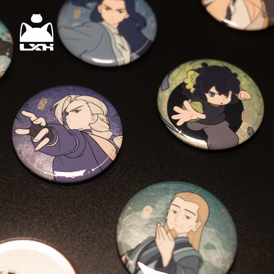 羅小黒戦記 缶バッジ キーホルダー 羅小黒戦記 アクリルキーホルダー 缶バッジ 冷蔵庫マグネット セット