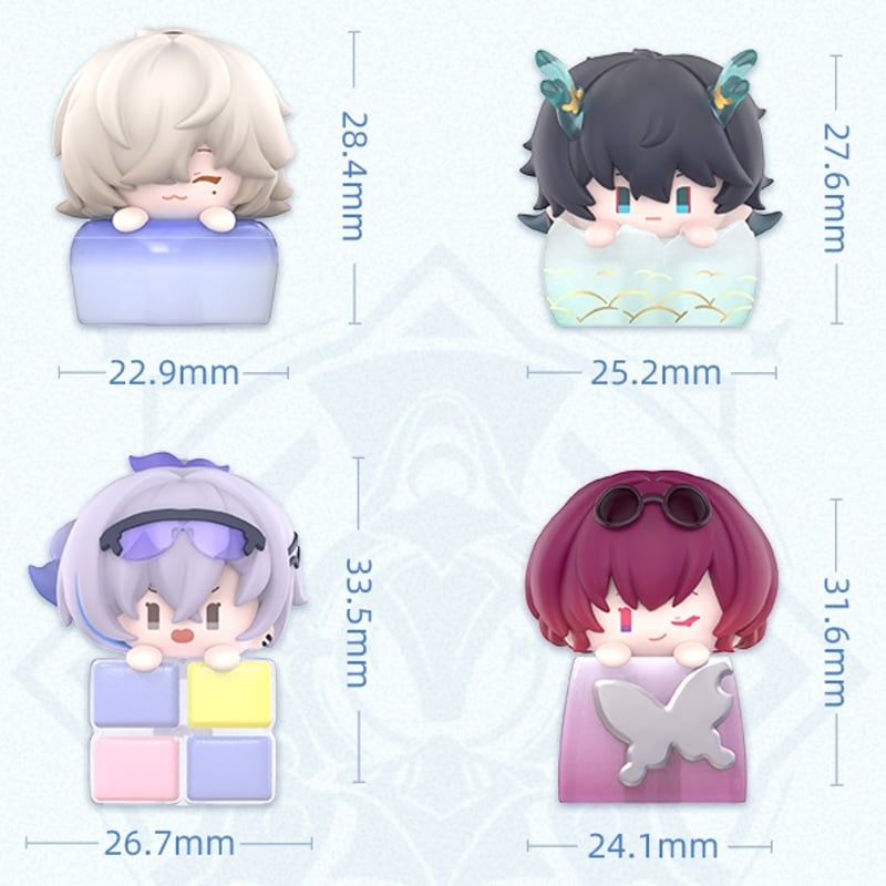 崩壊スターレイル　キーキャップ　ミニフィギュア　コンプリート　box 特典つき 崩壊：スターレイル キーキャップ 第二弾 ランダム 2026年2月仮