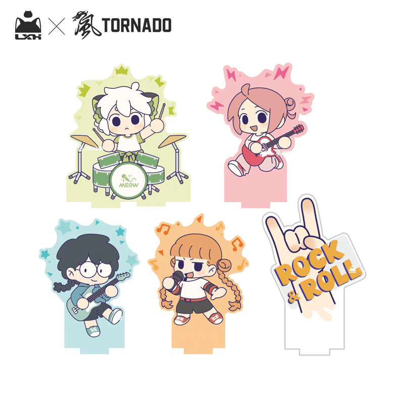 羅小黒戦記 バンド 回転アクリルスタンド | 福猫屋