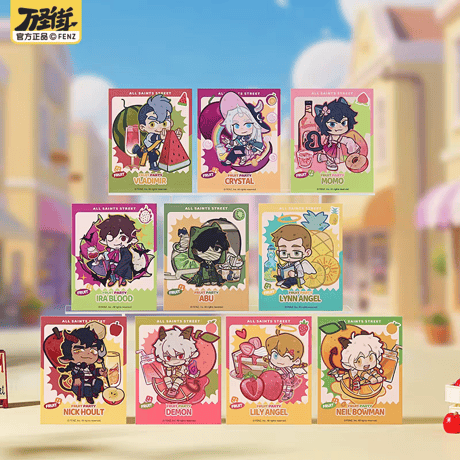 万聖街 ルームキーホルダー　アニメイトカフェ　コンプリート　セット 万聖街 × アニカフェスタンド池袋 コラボメニューやグッズ情報解禁!