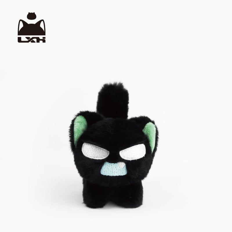 羅小黒戦記 猫小黒 シャーシャーぬいぐるみキーホルダー | 福猫屋