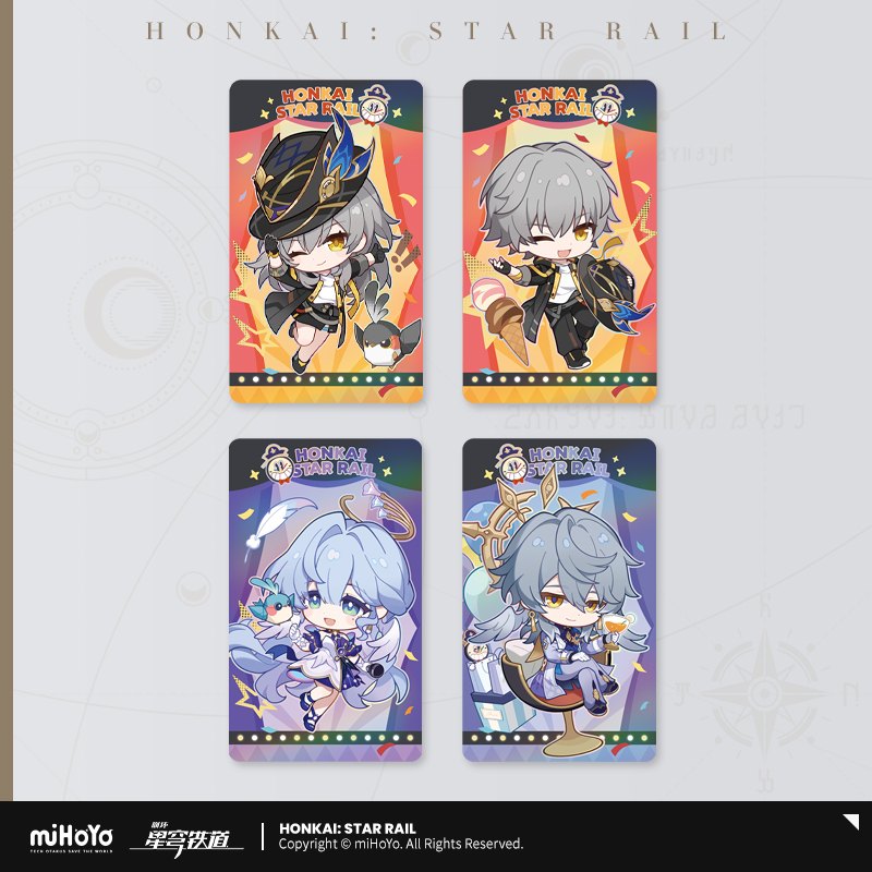 [最後値下げ] 激レア！！！ 崩壊：スターレイル公式レアファイノンメタルカード 崩壊スターレイル 秋季祭典 ちびキャラカードセット（4枚入り