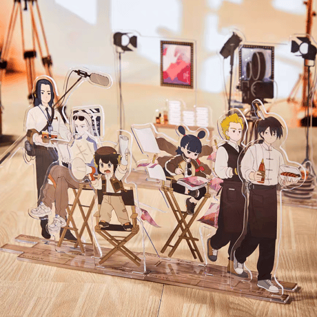 羅小黒戦記 藍渓鎮 ビッグアクリルスタンド 夏夜ver. 羅小黒戦記 藍渓