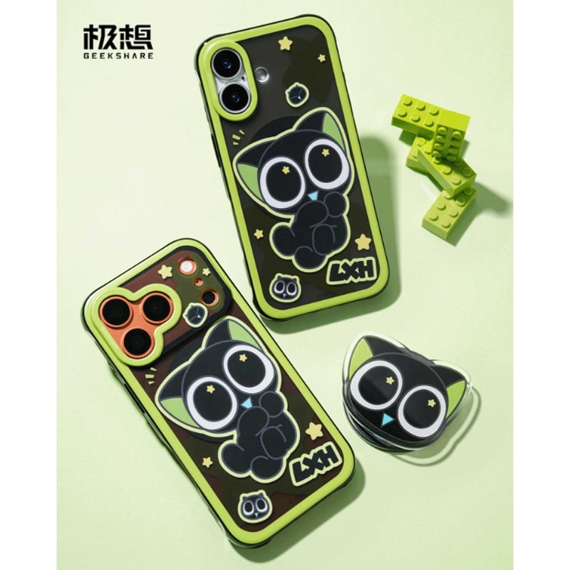 羅小黒戦記＊极想GeekShare 星空漫遊 iPhone17ケース・スマホグリップ