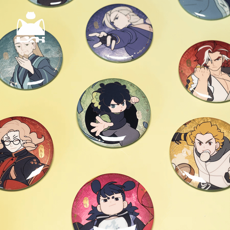 羅小黒戦記2 劇場版　缶バッジ　鹿野 羅小黒戦記2 缶バッジ（ファイティングポーズ） | 福猫屋