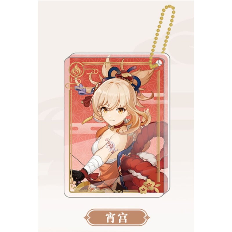 原神 アクリルボールチェーン 八重神子 中国限定 公式正規品 原神 Genshin Impact 八重神子 グッズ