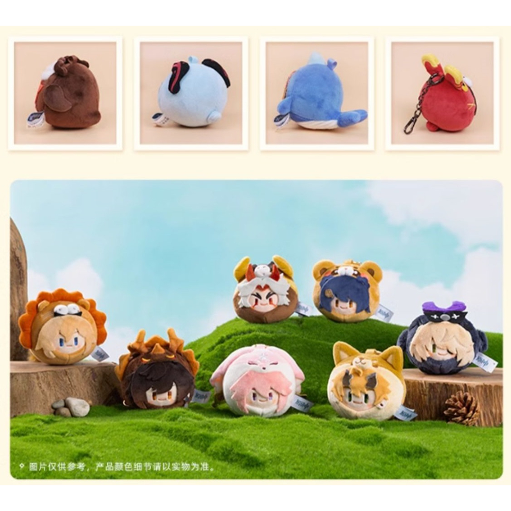【原神】 ぬいぐるみキーホルダー   3個入り 原神 テイワット動物園 ぬいぐるみキーホルダー 第一弾 | 福猫屋