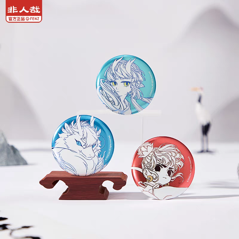 フェ～レンザイ 仙山瓊閣 丸缶バッジ 1BOX（14個） | 福猫屋