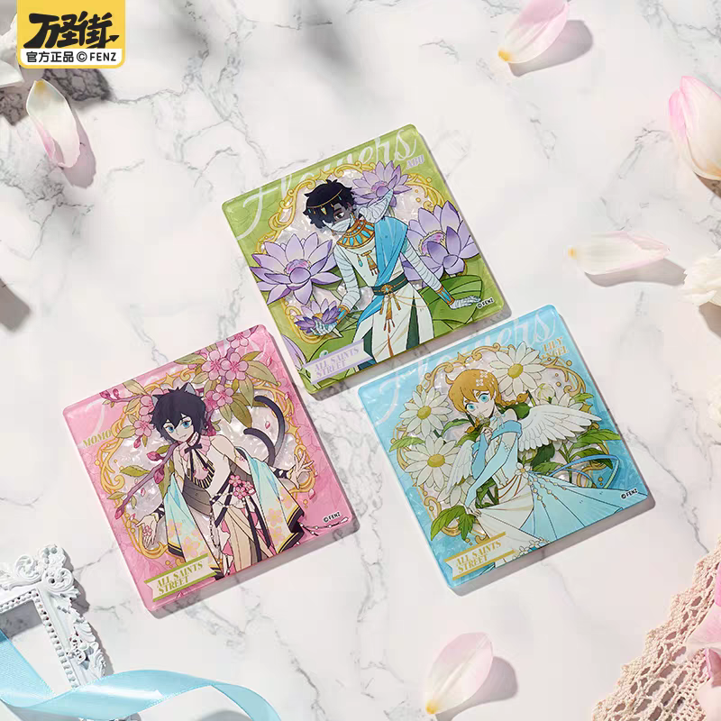 万聖街 Flowers アクリル色紙 1枚（ランダム） | 福猫屋