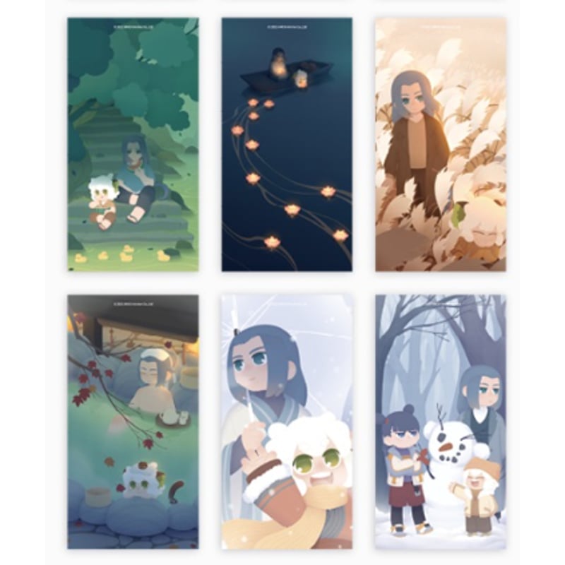 羅小黒戦記 2021年二十四節気ポストカード | 福猫屋