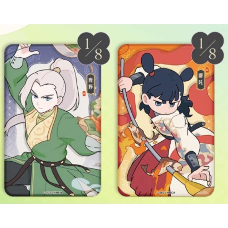 羅小黒戦記 小黒厨房 スクエア缶バッジ 1BOX（8個） | 福猫屋