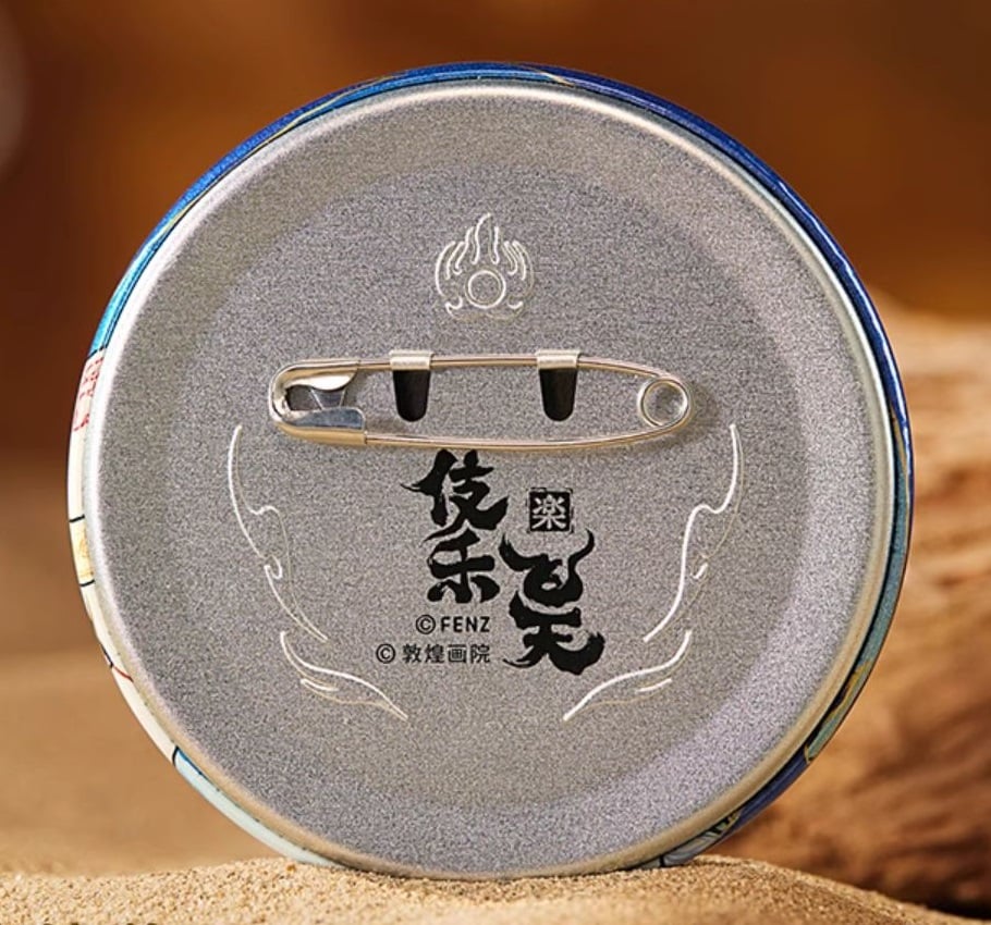 フェ~レンザイ 敦煌画院コラボ 伎楽飛天 丸缶バッジ 1BOX(8 フェ~レンザイ 敦煌画院コラボ 伎楽飛天 丸缶バッジ 1BOX(8