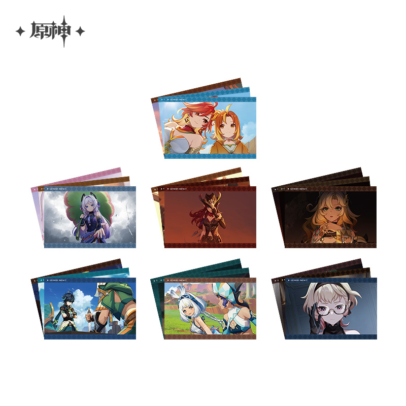 フォトカード 原神 韓国 フリーナ 韓国 原神 ホヨランド 七星召喚カード 限定 フリーナ トレカ