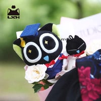 羅小黒戦記　卒業前途有望ぬいぐるみキーホルダー