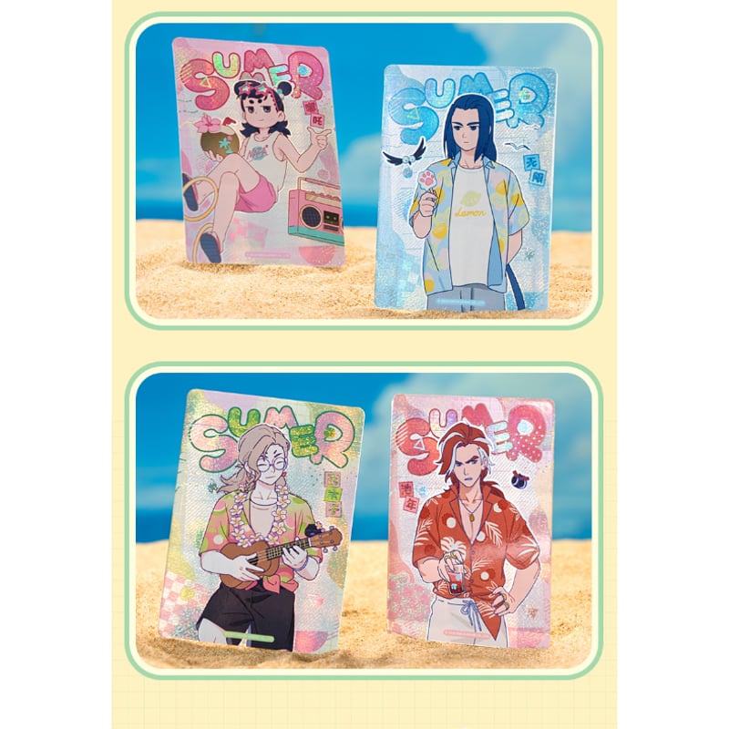 羅小黒戦記2＊森羅万象 夏休み大作戦 缶バッジ＆イラストカード 1BOX