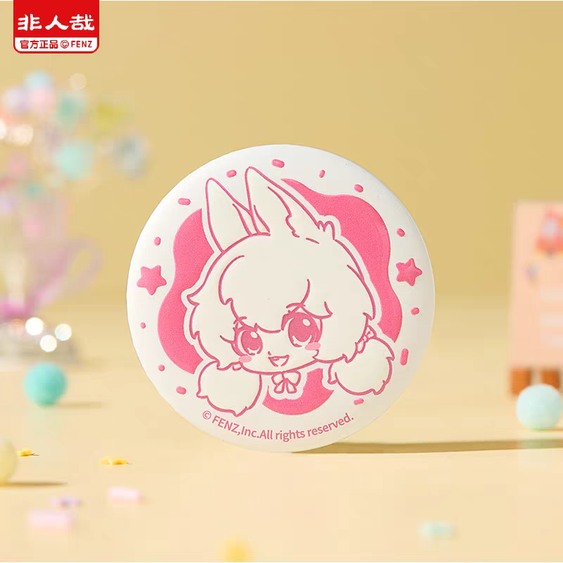 フェ〜レンザイ　缶バッジ　キョウゲツ フェ～レンザイ 幼稚園 ちびキャラ缶バッジ 1個（ランダム