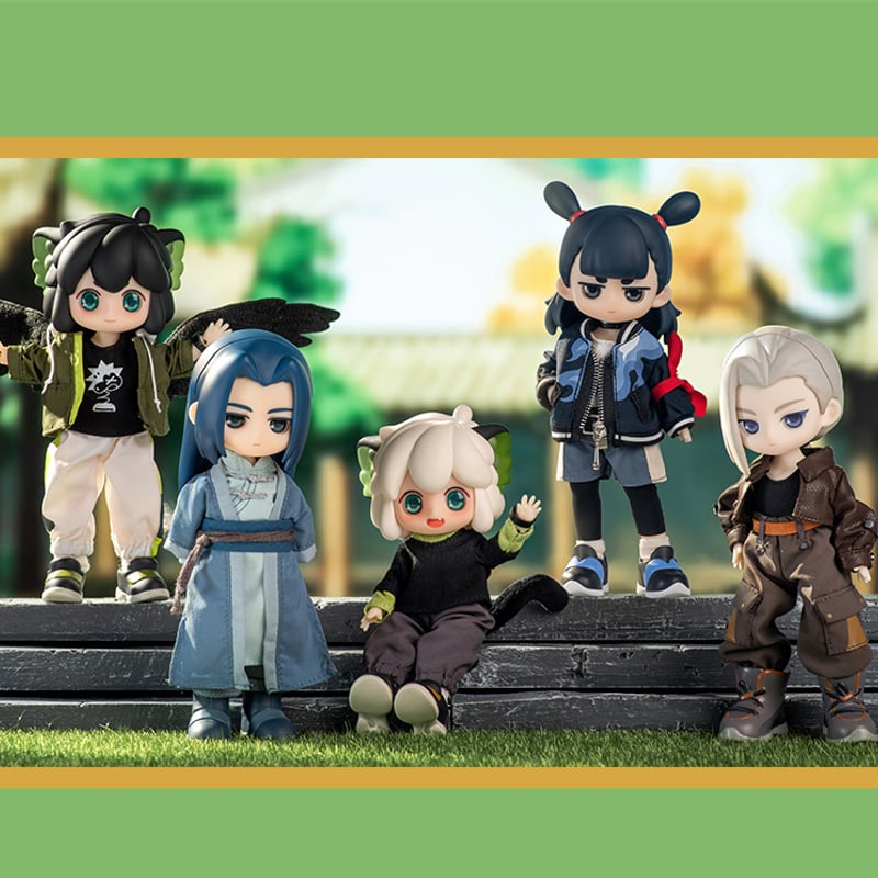 ハチハチです　羅小黒戦記２※共鳴GONGフィギュア　１BOX６個 共鸣GONG】羅小黒戦記2 ちびキャラフィギュア ランダム/ボックス