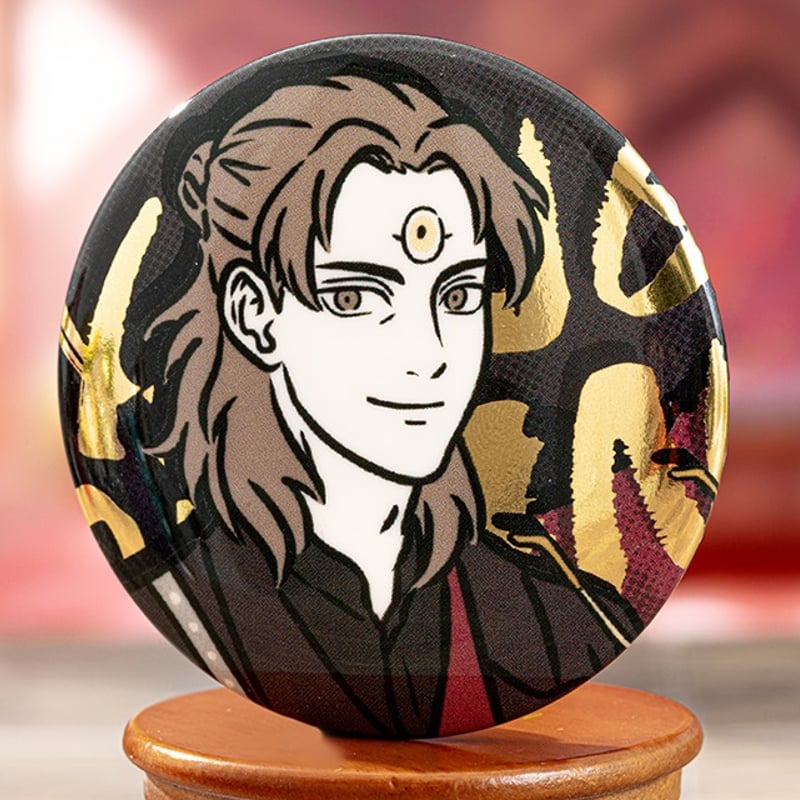 【非売品】V系★BAROQUE★オリジナル缶バッジ② フェ～レンザイ ブラックゴールド 缶バッジ 1BOX（9個） | 福猫屋