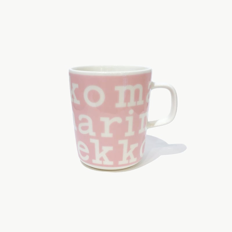 日本限定】 マリメッコ マグカップ Logo（ロゴ） 250ml ピンク