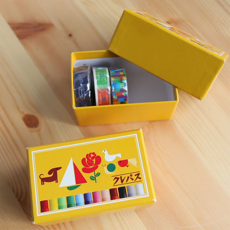クレパス柄おどうぐばこ カードサイズ | Kite!Cǒte!