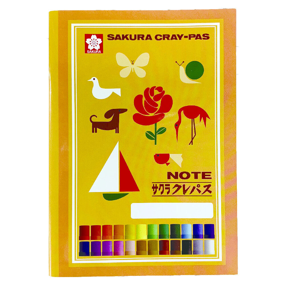 クレパス画 B5サイズ サクラクレパス柄 B5ノート | Kite!Cǒte!