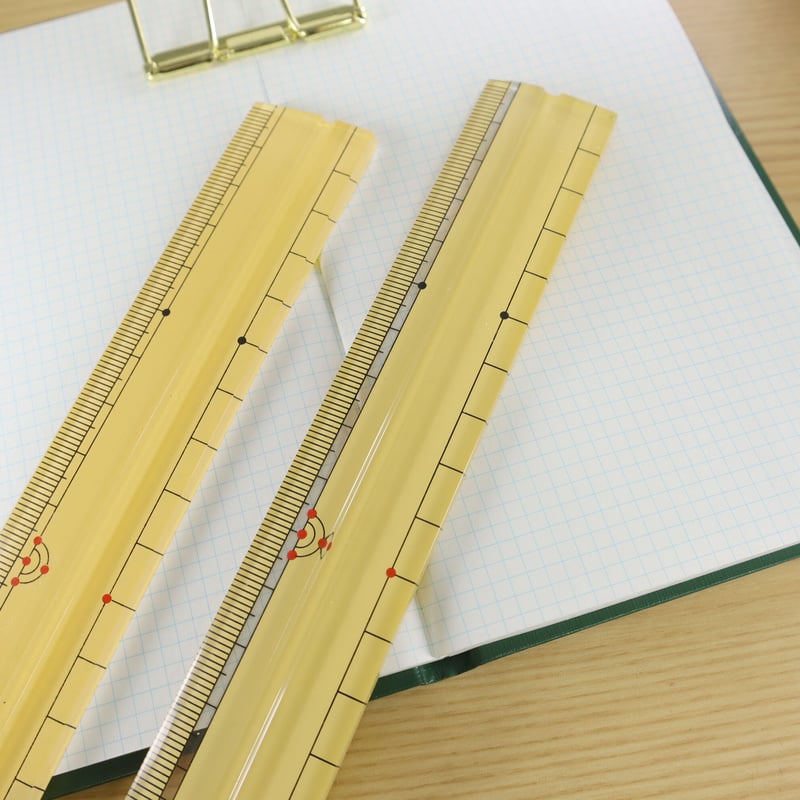 30センチものさし 12インチスケール測り つまみ細工用 ステンレス定規