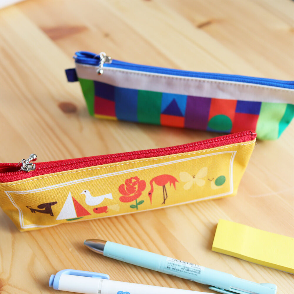 サクラクレパス柄 ペンケース | Kite!Cǒte!