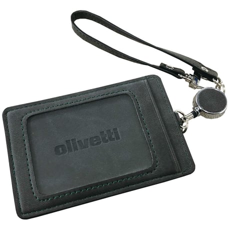 olivetti　パスケースリール付き
