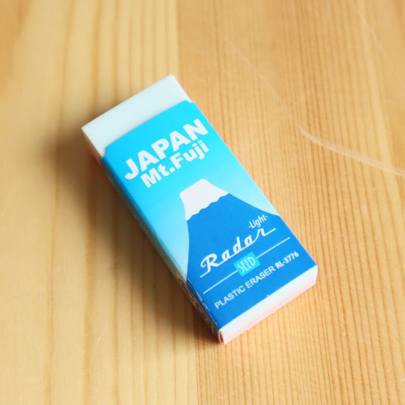 ★SEED 消しゴム型 レーダー柄 スマホケース 青 あの青いケースの消しゴム「レーダー」消しゴムに見えるのに