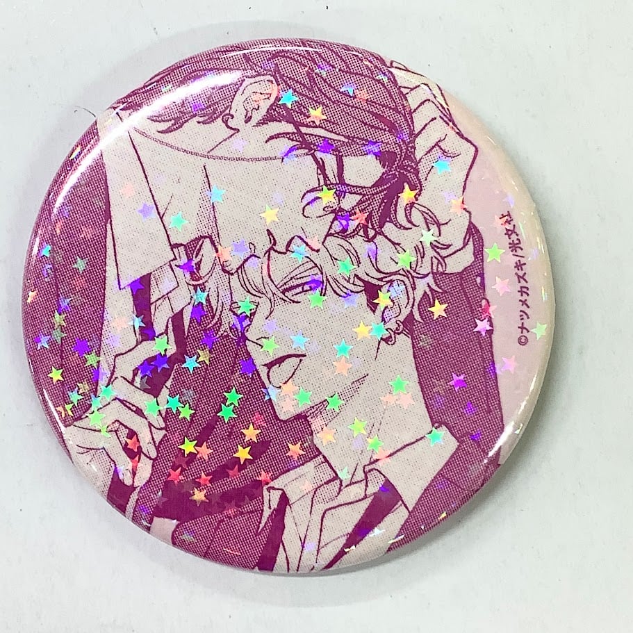 ナツメカズキ　ヒズ・リトル・アンバー × STELLAMAPCafe ナツメカズキ 『ヒズ・リトル・アンバー』 STELLAMAP Cafe 缶バッジ