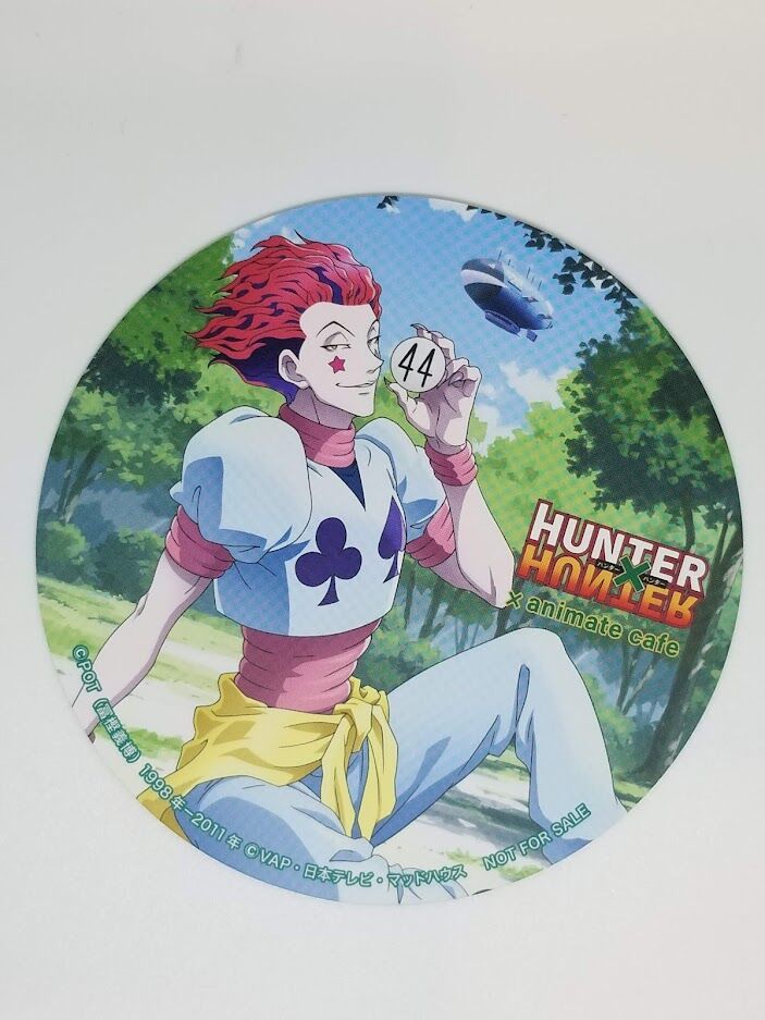HUNTER×HUNTER ハンターハンター ヒソカ カード コースター シール HUNTER×HUNTER ヒソカ 特典コースター | K-BOOKS 池袋 2次元グッズ通販