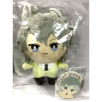 佐倉リコ 『オオカミくんはゆずらない』　 　ぬいぐるみ　志狼　　特典缶バッジ付　【BLグッズ】