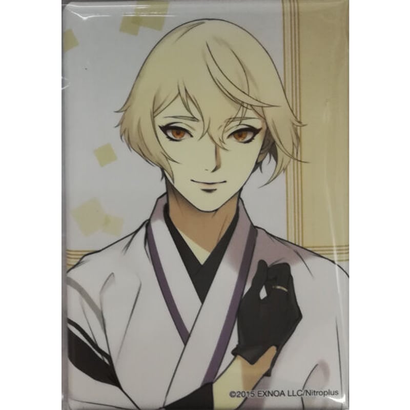 刀剣乱舞 髭切 軽装 スクエア缶バッジ | K-BOOKS 池袋 2次元