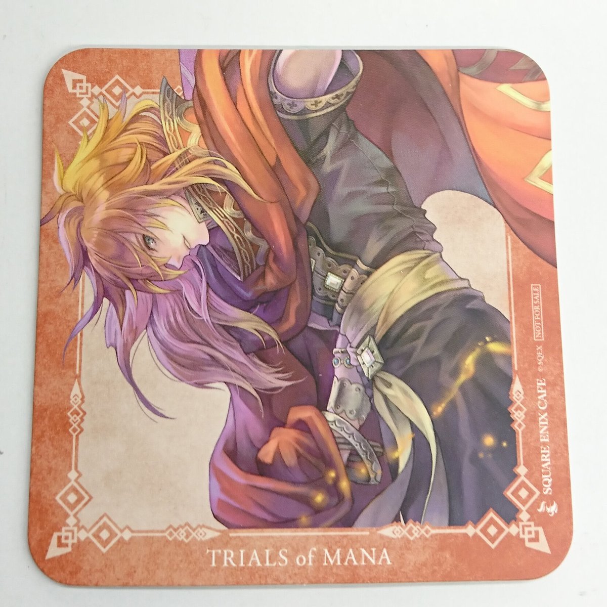 赤魔道士 スクエニカフェ　FF14コラボコースター エオルゼアカフェ スクエニカフェ エオルゼアカフェ エオカフェ FF14 コースター 赤魔