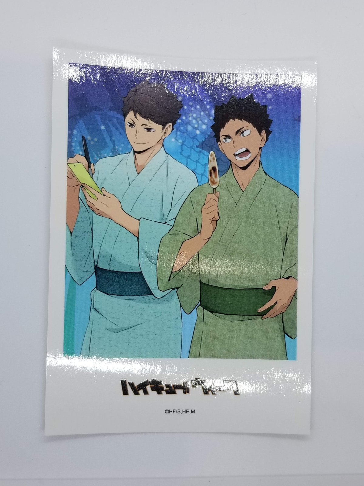 ハイキュー!! 及川 徹・岩泉 一 トレーディングボラロイド風 ハイキュー!! 及川 徹・岩泉 一 トレーディングボラロイド風