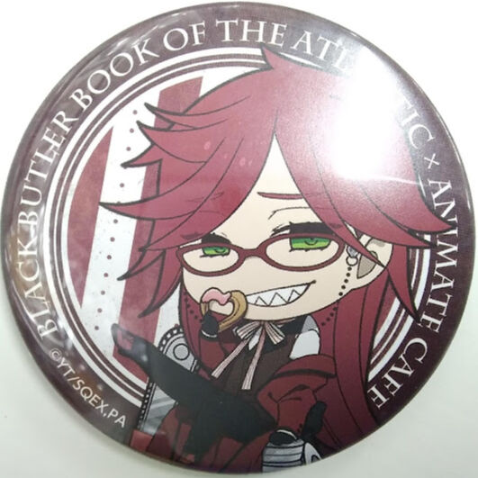 黒執事 グレル セット ぬいぐるみ 缶バッジ 黒執事】グレル 缶バッジ | K-BOOKS 池袋 2次元グッズ通販
