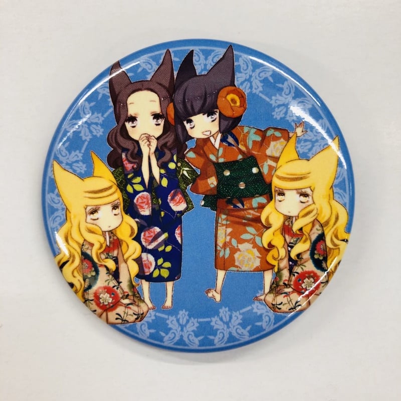 おとめ妖怪ざくろ　缶バッジ 3個セット おとめ妖怪ざくろ 西王母桃 & 薄蛍 & 雪洞 & 鬼灯トレーディング