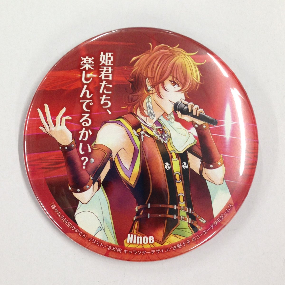 遙かなる時空の中で3 ヒノエ 缶バッジ | K-BOOKS 池袋 2次元グッズ通販